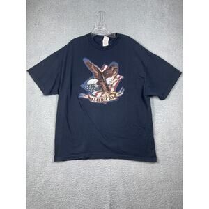 707 Men's "Proud To Be An American" Eagle Graphic Shirt Adult Size XL